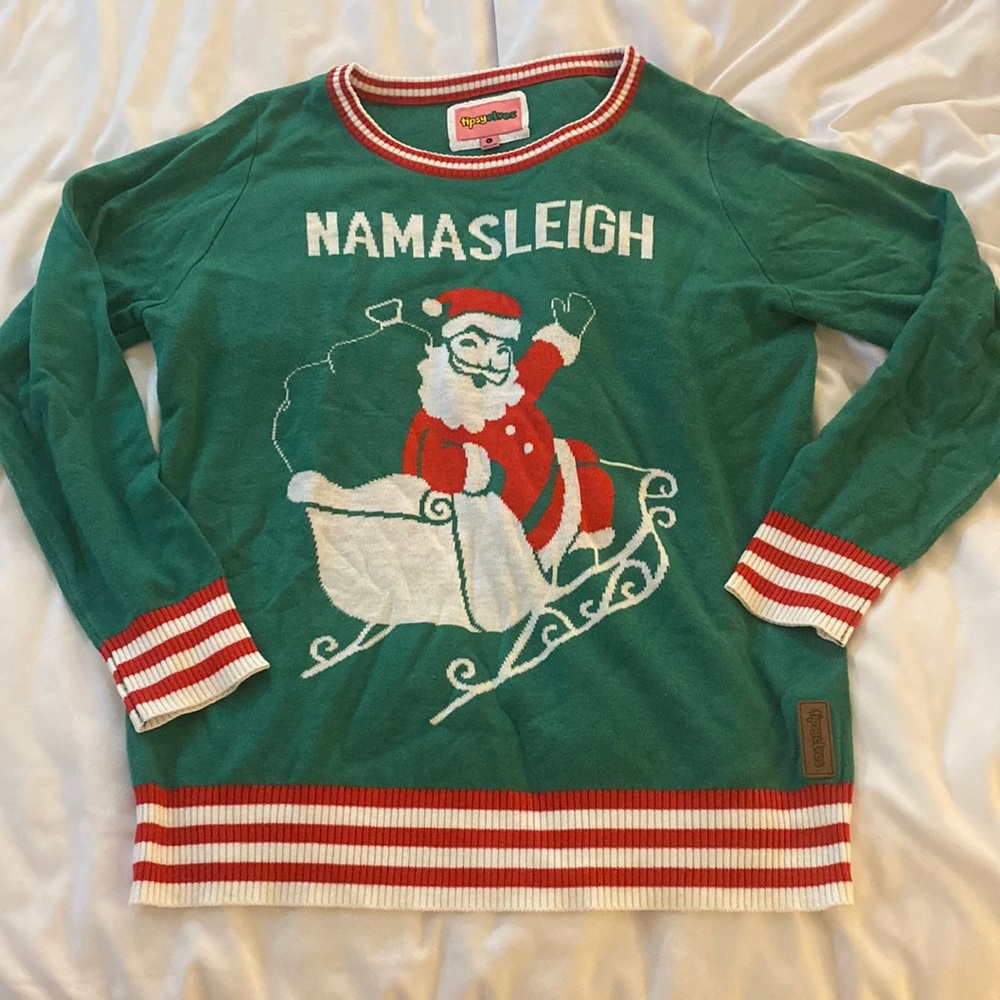 Ugly Christmas Sweater- Tipsy Elves for Yoga